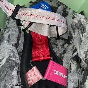 Off White Sandals Pink , Blue , White , Red (never worn) purchased on ssense